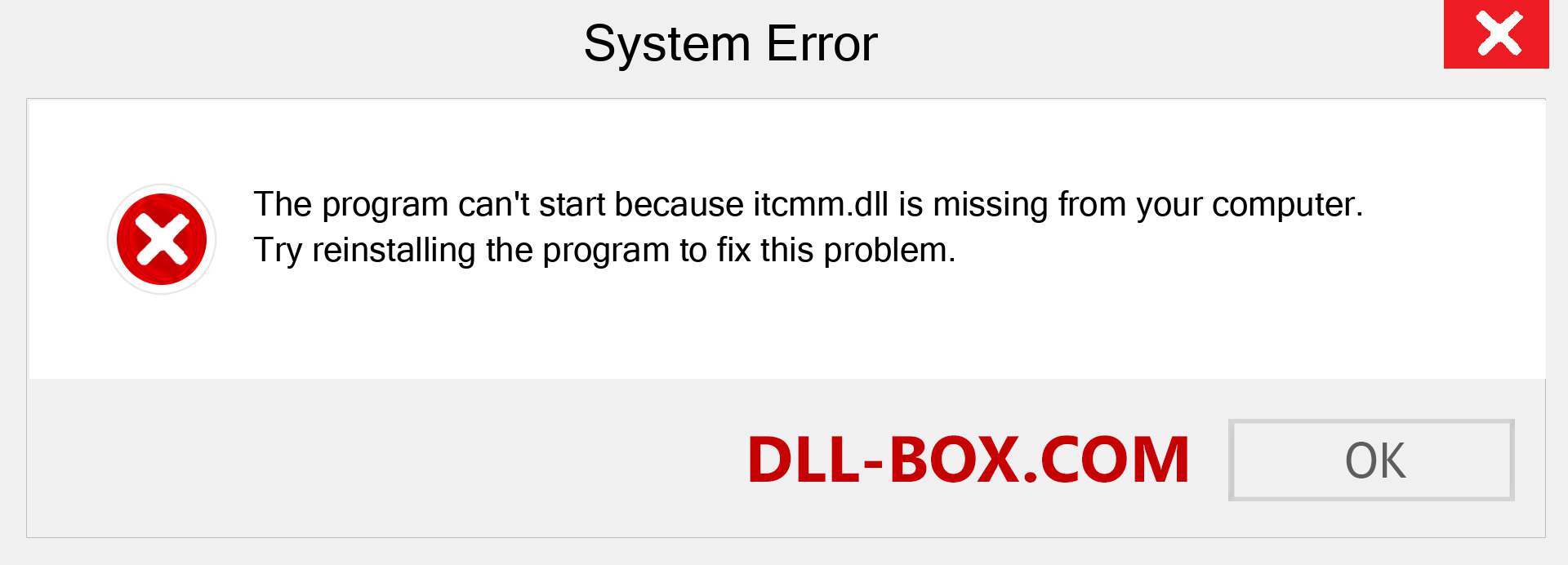  itcmm.dll file is missing?. Download for Windows 7, 8, 10 - Fix  itcmm dll Missing Error on Windows, photos, images